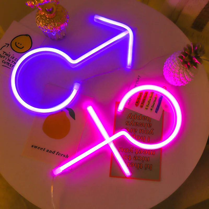 

LED Boy and Girl Neon Sign Wall Room House Bedroom Barthroom Decor for Party Holiday Bar Office Toilet Deocr Neon Night Light