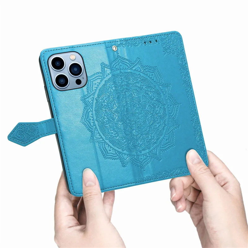 Чехол с 3D цветком мандалы для Vodafone Smart V22 E11 N12 кожаный чехол через плечо на молнии