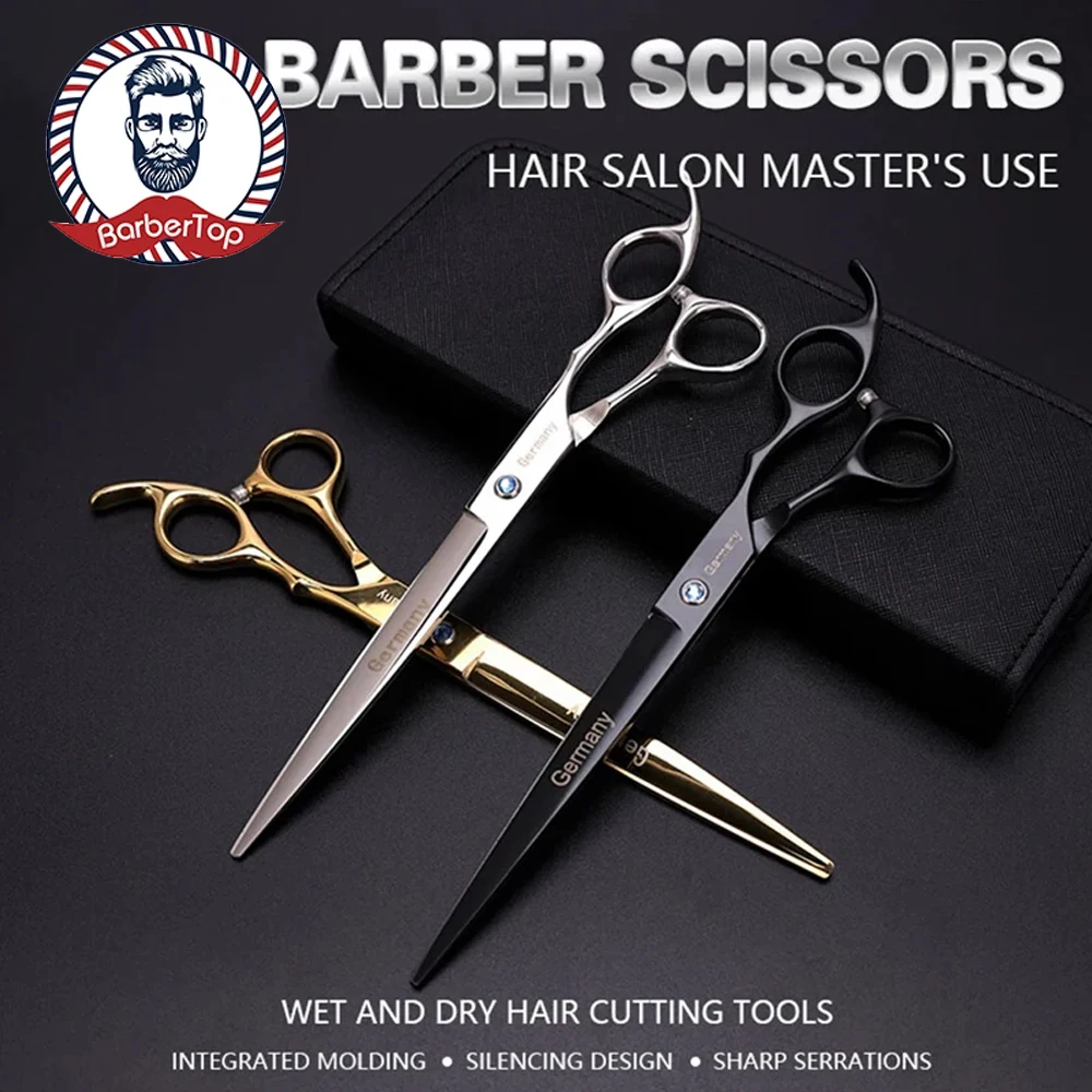 Парикмахерские ножницы Barbershop 8 дюймов, салонный аппарат для стрижки волос с плоским верхом, из нержавеющей стали (art.: 3920c81ec04ef) - 3920c81ec04ef
