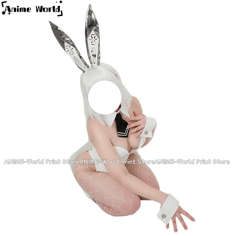 Женский костюм для косплея богини победы: Nikke Blanc Bunny Girl костюмы на Хэллоуин