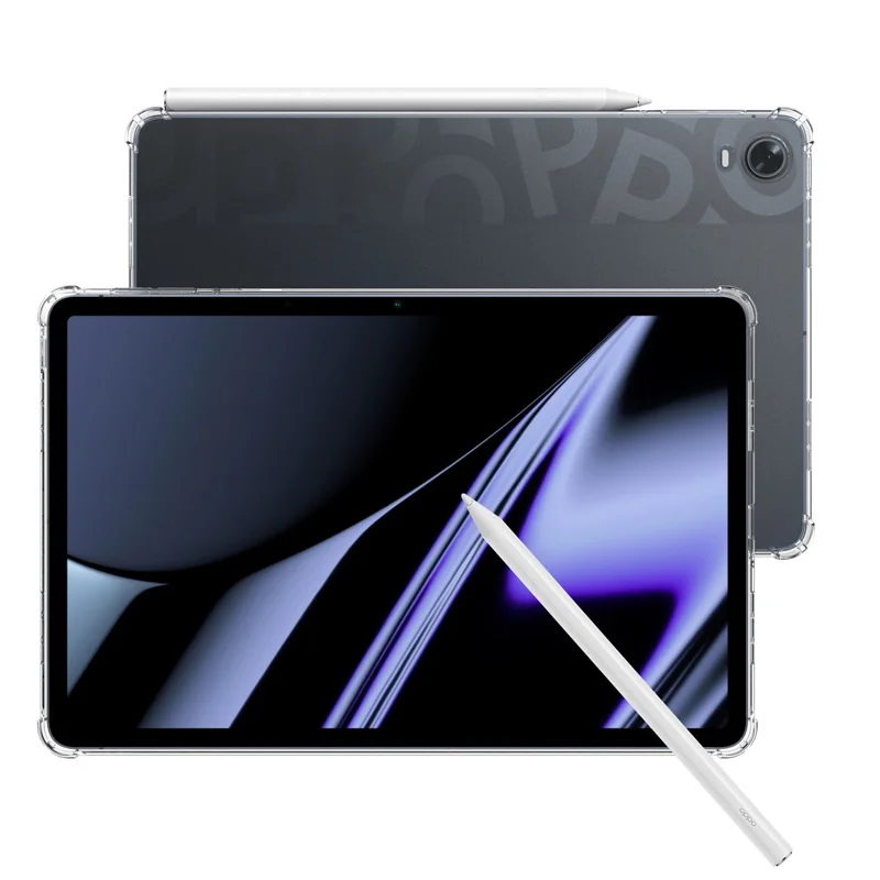 Чехол UPBGNG для OPPO Pad 2022 прозрачный силиконовый мягкий чехол 11