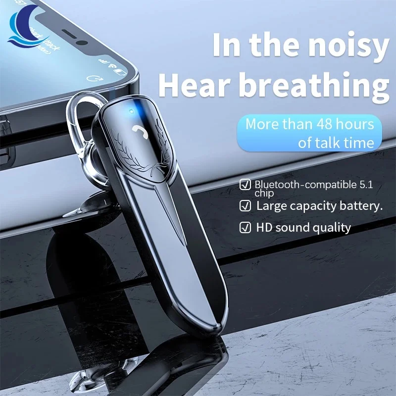 

M81 Wireless Headphones Ear Hook Headset Bluetooth-compatible 5.1 Noise Reduction Earbuds With Mic For All Smart Phone