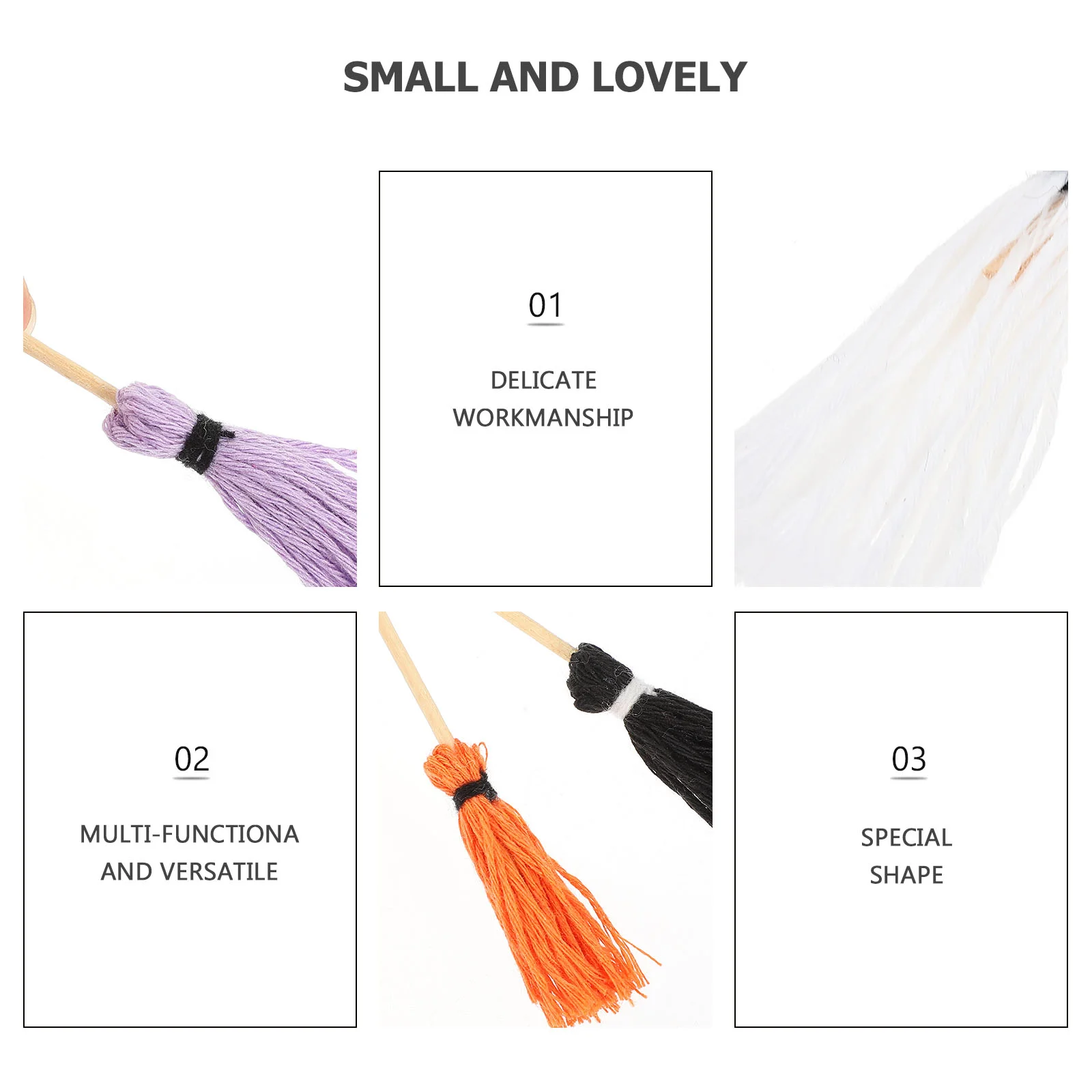 12 шт. мини-швабра для украшения гостиной модель миниатюрных швабр аксессуары