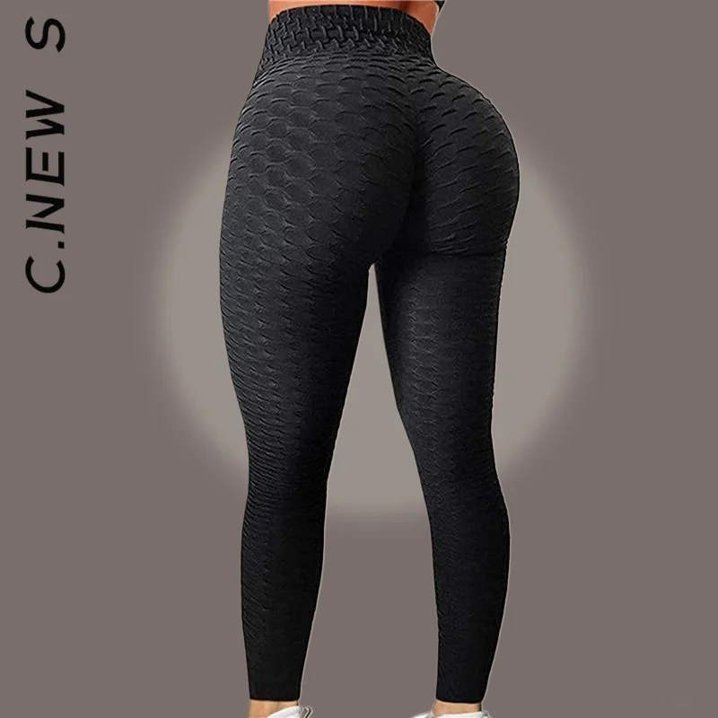 

Женские Тренировочные леггинсы с эффектом пуш-ап и высокой талией