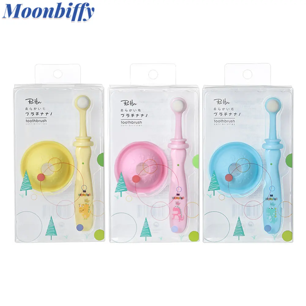 

1-3 Years Old Toddler Toothbrush Kids Toothbrush Ultra-Fine Soft Bristles Teeth Cleaner Child-Friendly Handle Extra Toothbrush