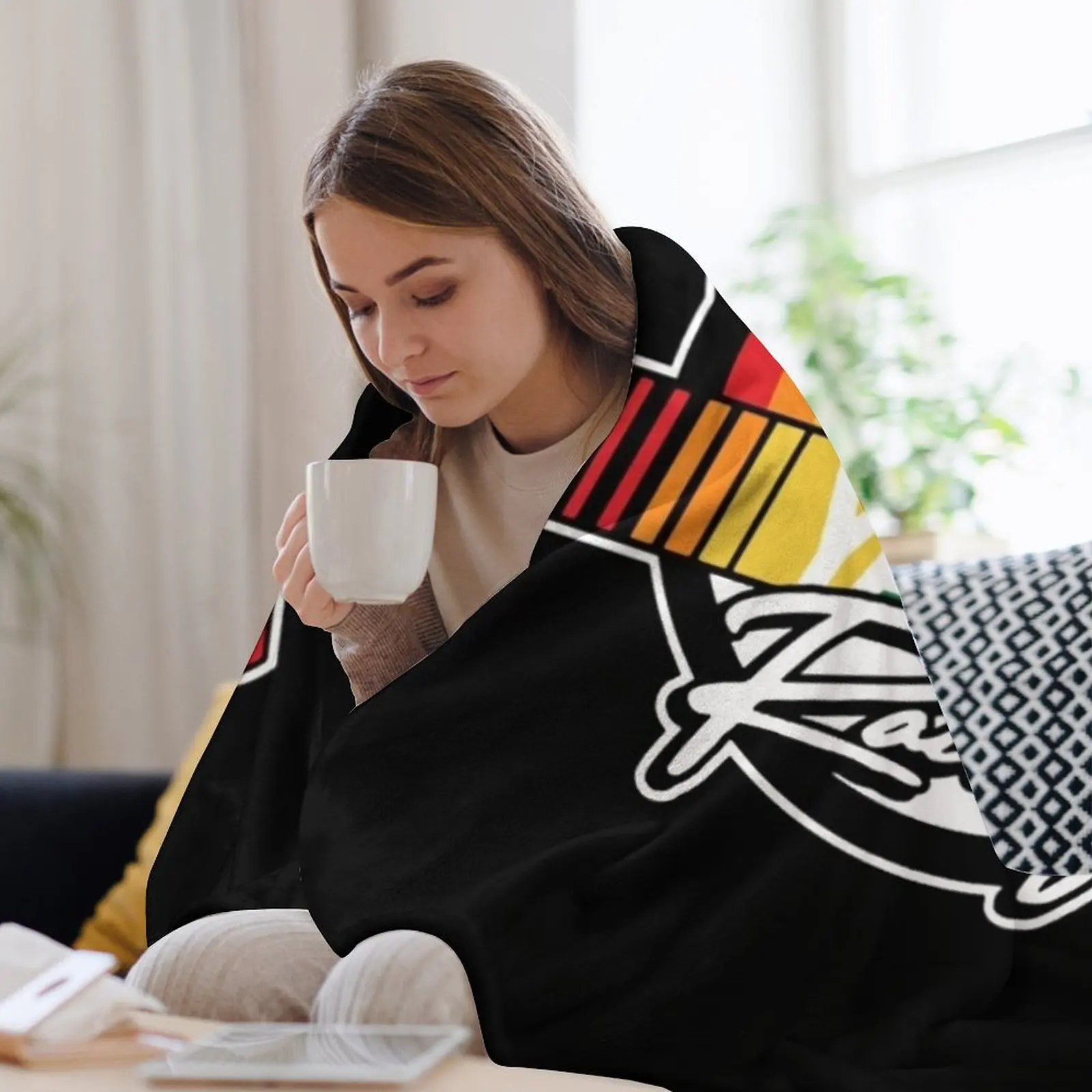 NASCAR клетчатый флаг YAAASCAR пледы диваны волосатые одеяла на заказ