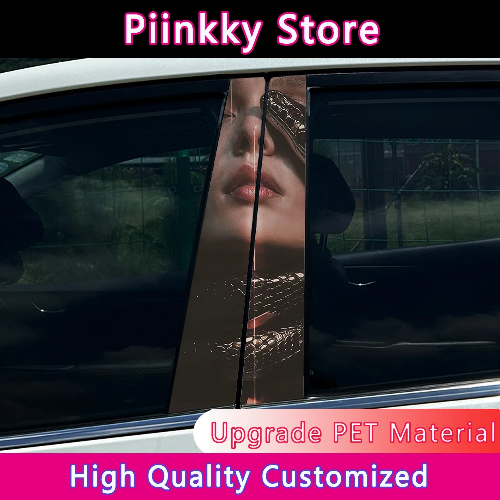 Крутые готические наклейки на автомобиль в виде змеи монахини автомобильные