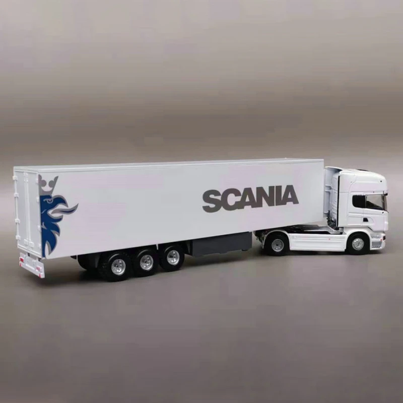 

Spot Scania container 34CM 1:50 scale semi-trailer trailer with container truck model alloy die-casting model