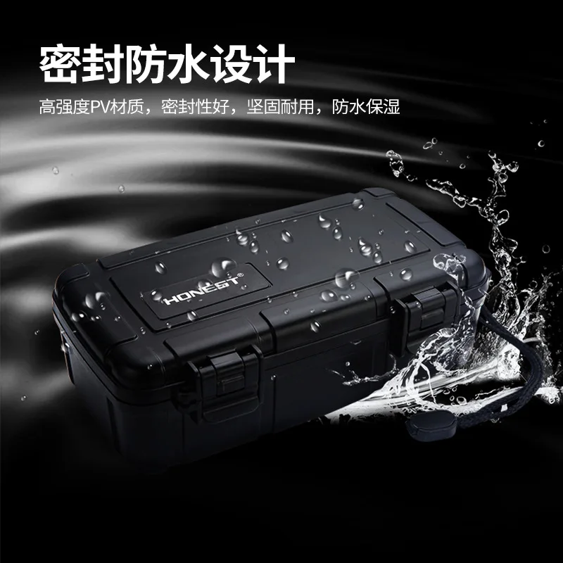 

Home 5/10 Humidor Case Humidor Cigar And Cigar Moisture-proof Waterproof Accessories Travel Smoking Portable High-strength
