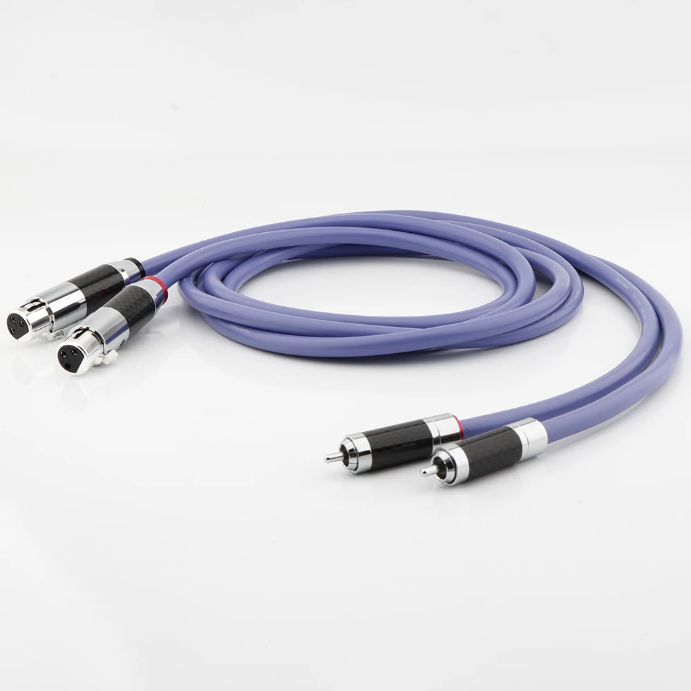 Аудиокабель HIFI Furutech FA-aS22 OCC с корпусом из углеродного волокна