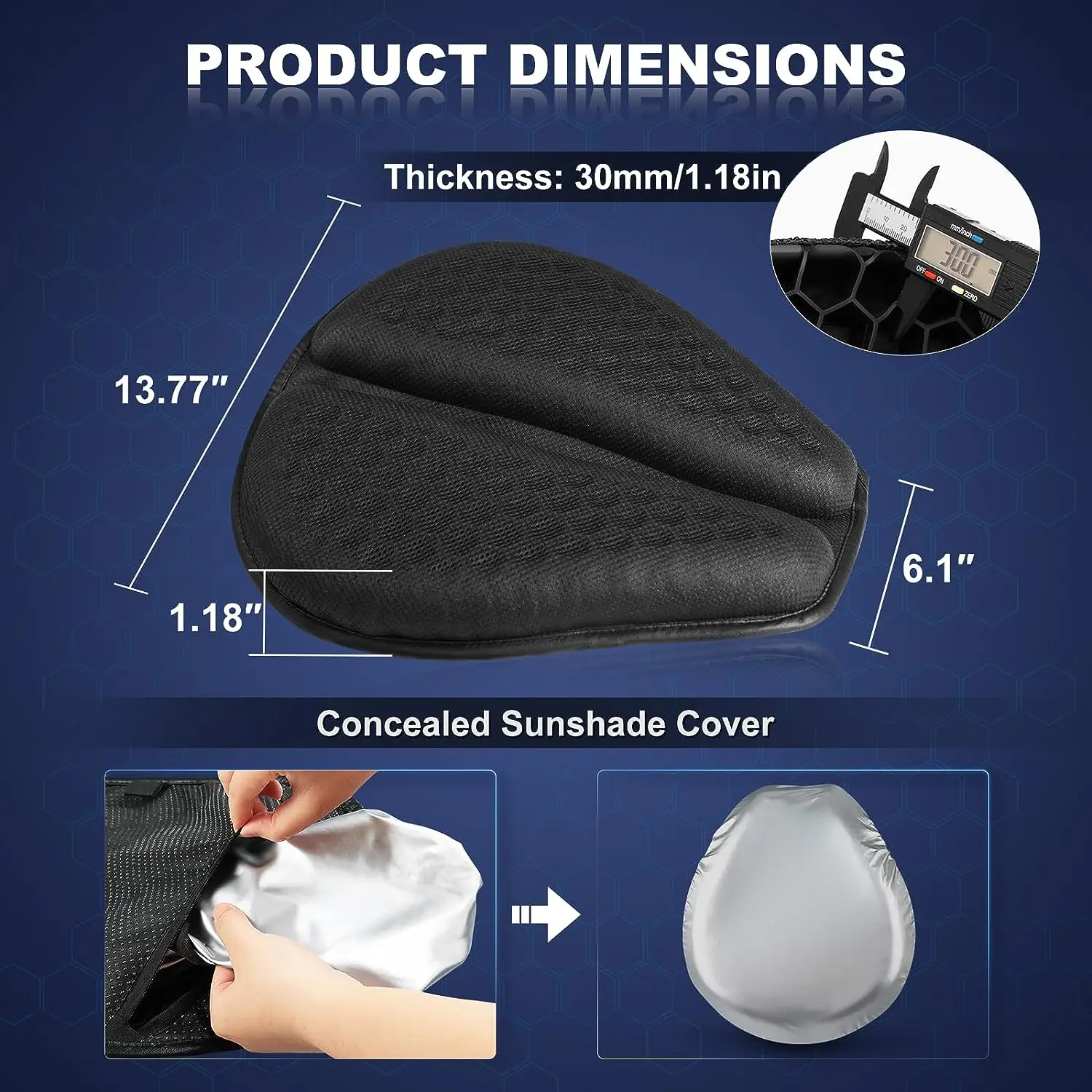 Чехол для мотоциклетного сиденья с защитой от УФ-лучей