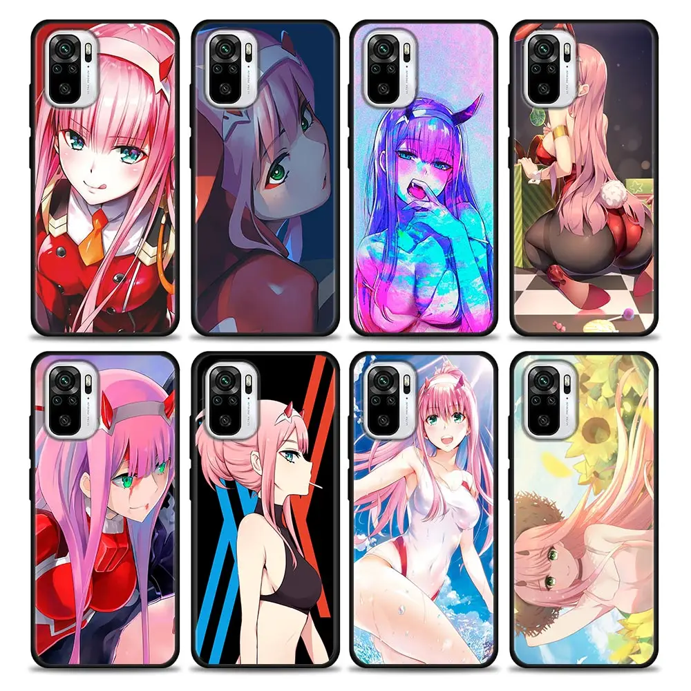 

Zero Two Anime Darling In The Franxx Phone Case For Xiaomi Redmi Note 9 9T 10 10s 11 11s 11E 9 8 7 Poco M3 M4 Pro 5G Cover Cases