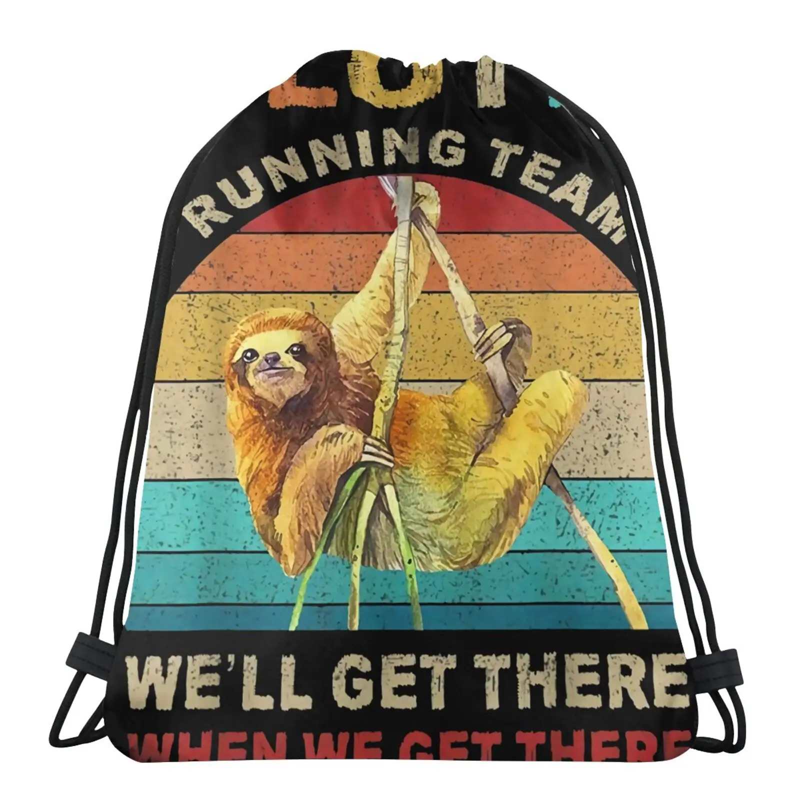 

Sloth Running Team Men's Backpack Backpack Shoe Bag Small Fabric Bag Backpack Fabric Woman Gothic Shoes Organza Bags Suitcases