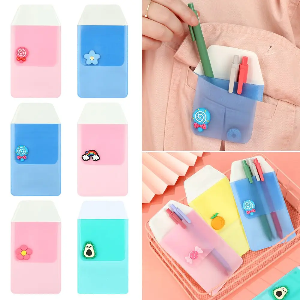 

Fashion Doctors Nurses Pen Dedicated Bags PVC Pocket Protector Leak-Proof Pen Pouch Nursing Students Pen Organizer Hospital