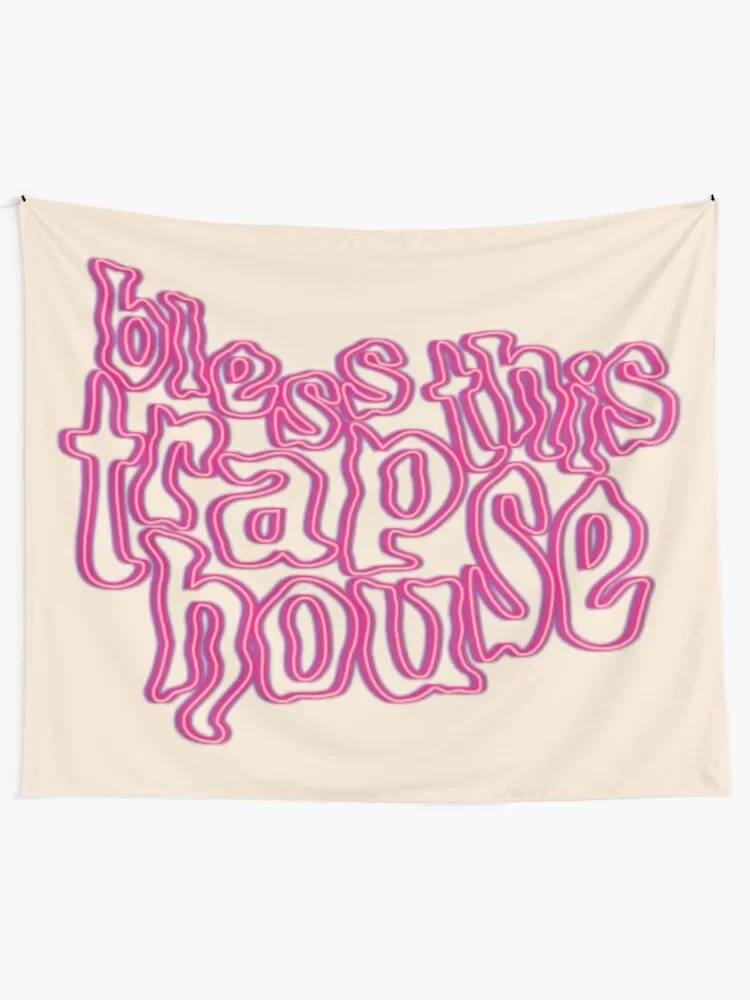 Голубая ловушка искусственное Украшение стен эстетика для комнатного гобелена