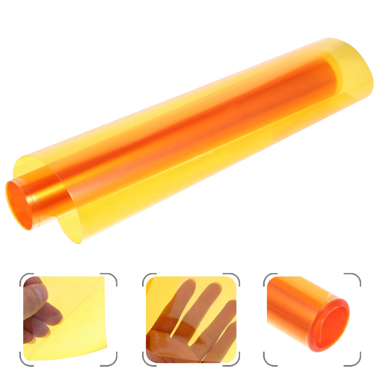 

Tint Orange Film Headlight Vinyl Light Sticker Auto Lights Car Tail Wrap Sheetaccessories Shiny Roll Color Fog Tinted Yellow