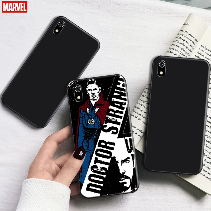 

Marvel Avengers For Xiaomi Redmi 7 7A Phone Case Soft Silicon Coque Cover Black Funda Spiderman Iron Man Hulk Winter Soldier