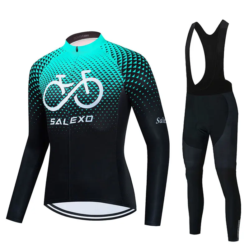 

New Spain Spring 2022 Team Breathable Cycling Clothes Set Long Sleeve Summer Jersey Men Suit Outdoor Sportful Bike MTB Clothing