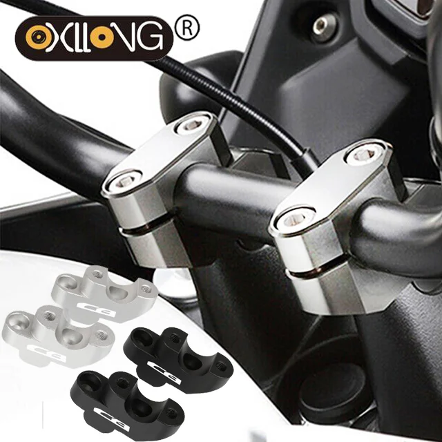 

22mm 7/8" handlebar, 30mm up / 20mm Motorcycle Riser Lifting Handlebar Clamp Handlebar Riser For Honda CB300F CB400F