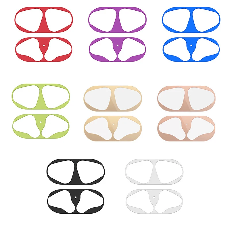 

Dust cover for Airpods Pro or Airpods 2 1 Bluetooth compatible earphones Metal for Air Pods3 earphone charging case Dust proof