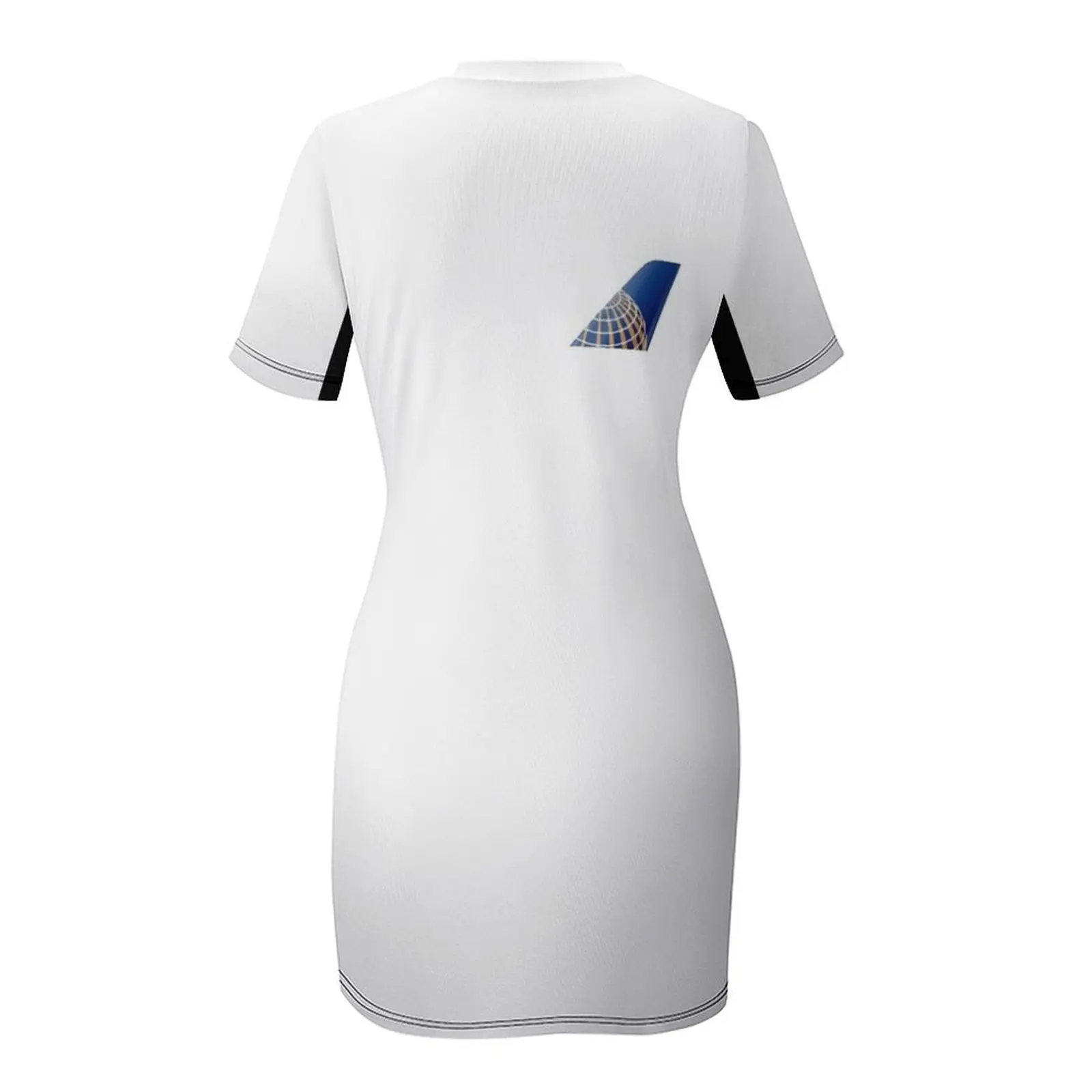 United Airlines Платье с короткими рукавами чувственное сексуальное платье для женщин