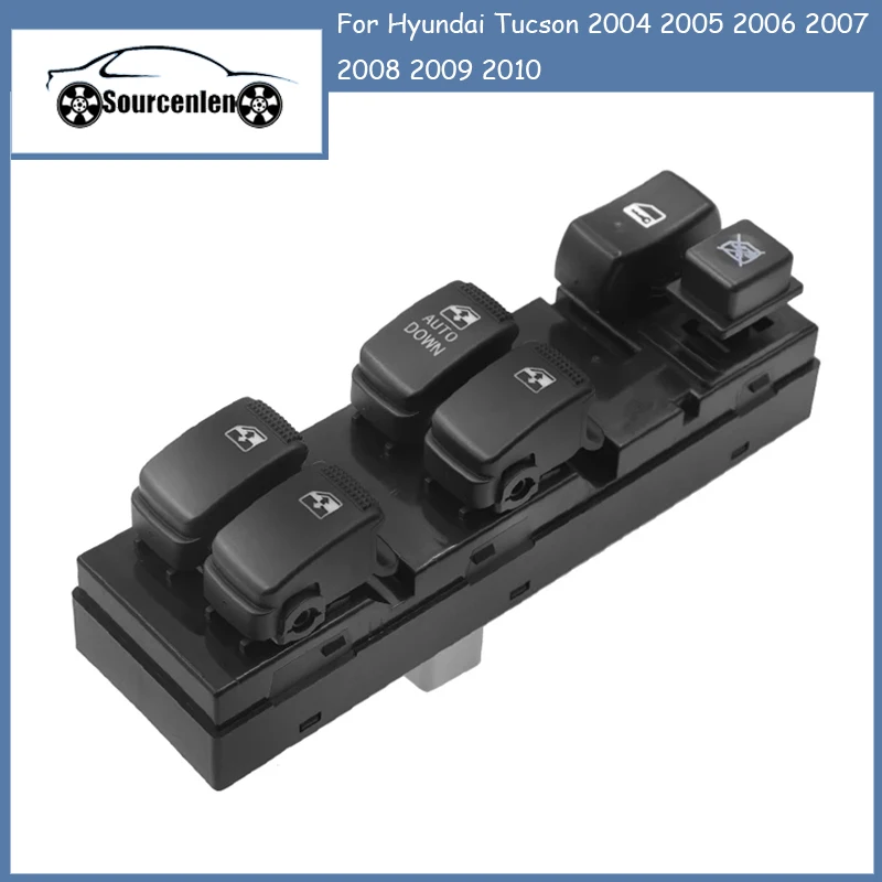 

Power Control Window Switch 93570-2E000 For Hyundai Tucson 2004 2005 2006 2007 2008 2009 2010