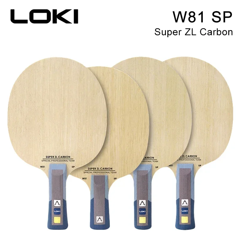 

Loki W81 SP Table Tennis Blade Super ZLC Inner Layer Aramid Carbon Fiber Ping Pong Racket Blade for Quick Attack with Loop