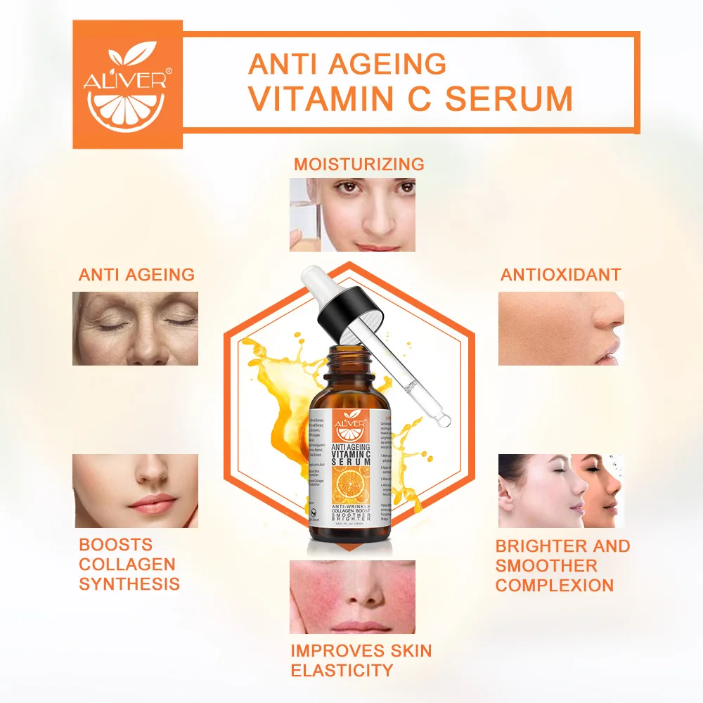 Hot sale 30ml Vitamin C Original Solution Moisturizing essence VC Original Solution Vitamin C essence skin care products 1pcs