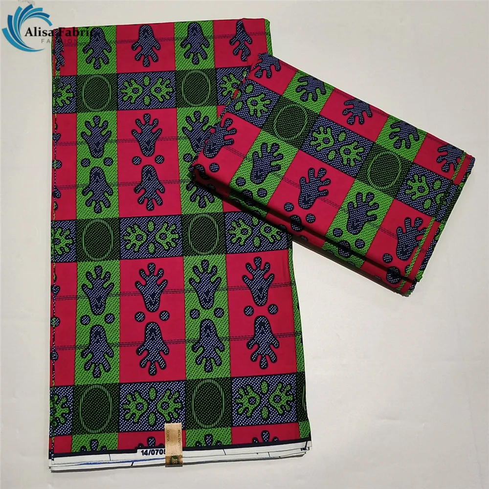 

Ankara Block Prints Batik Fabric Veritable Wax African Wax Fabric Nigerian Dutch Hollandais Pagne 100% Cotton For Sewing VL-14