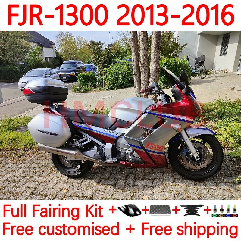 

Корпус для YAMAHA FJR-1300 FJR 1300 A CC FJR-1300A FJR1300 2013 2014 2015 2016 FJR1300A 13 14 15 16 красные Серебристые Обтекатели 38No.99