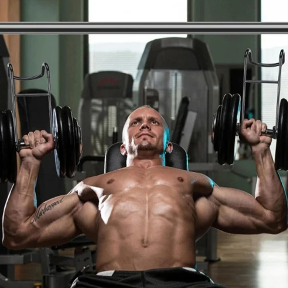 Крючки для гантелей вешалки удерживающие 225 фунтов насадки стойки тяжелой