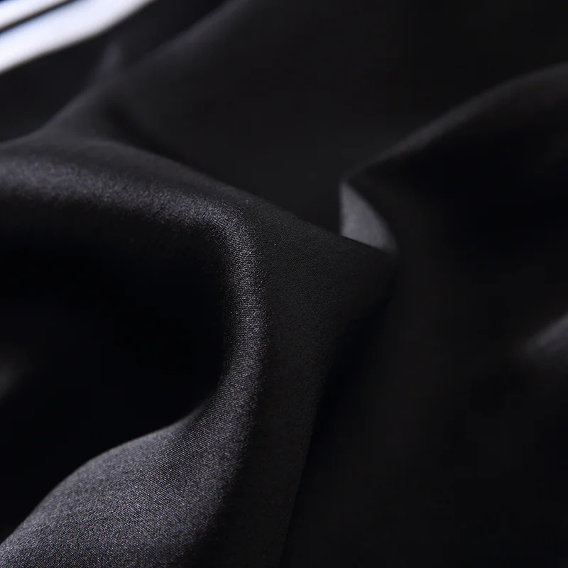 Summer Silk Shorts Women's Elastic Waist Loose Versatile Casual Pants Mulberry Silk Outwear Sports Straight Leg Wide Leg Pants