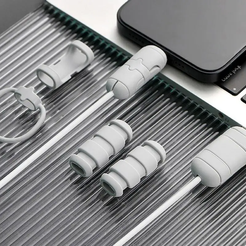 

Charging Cable Protector USB Charging Cable Management Silicone Data Line Charger Cable Protector Tool ForiPhone