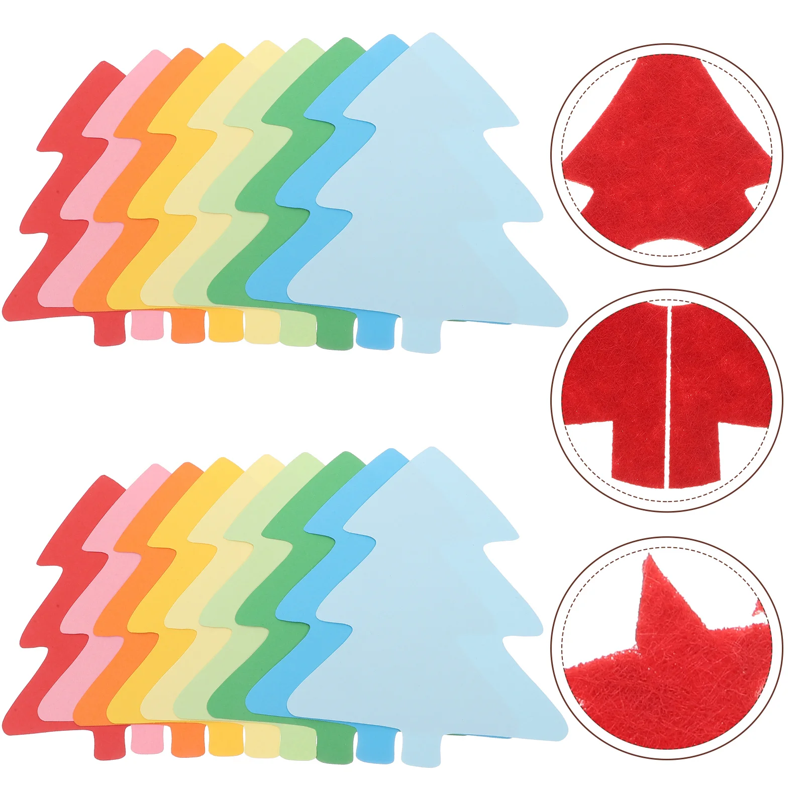 

72 шт., декоративные вырезы из бумаги в виде дерева