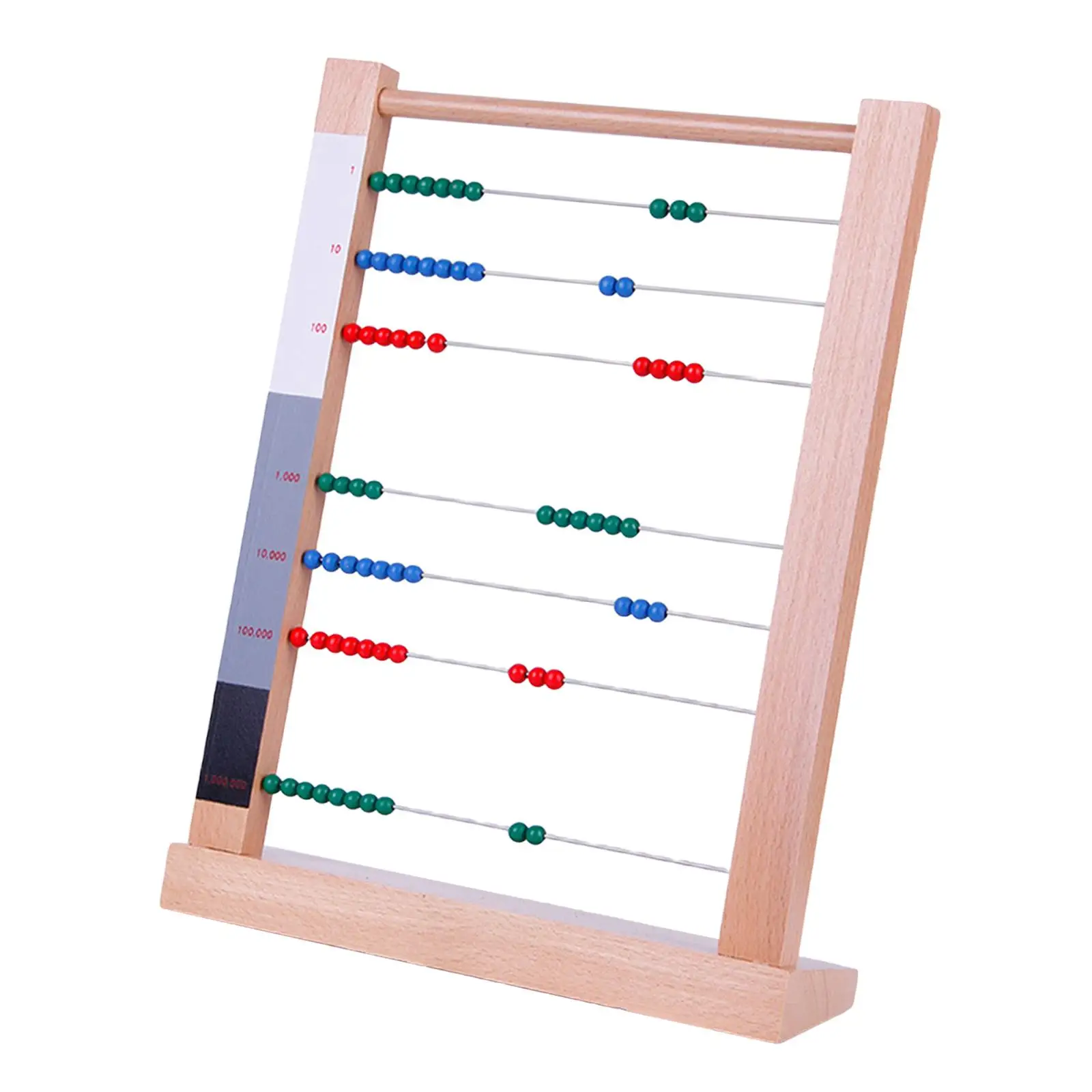 

Montessori Toys with Multi Color Beads Children Number Counters Wooden Abacus for Kids Children Kindergarten Boys Girls Gifts