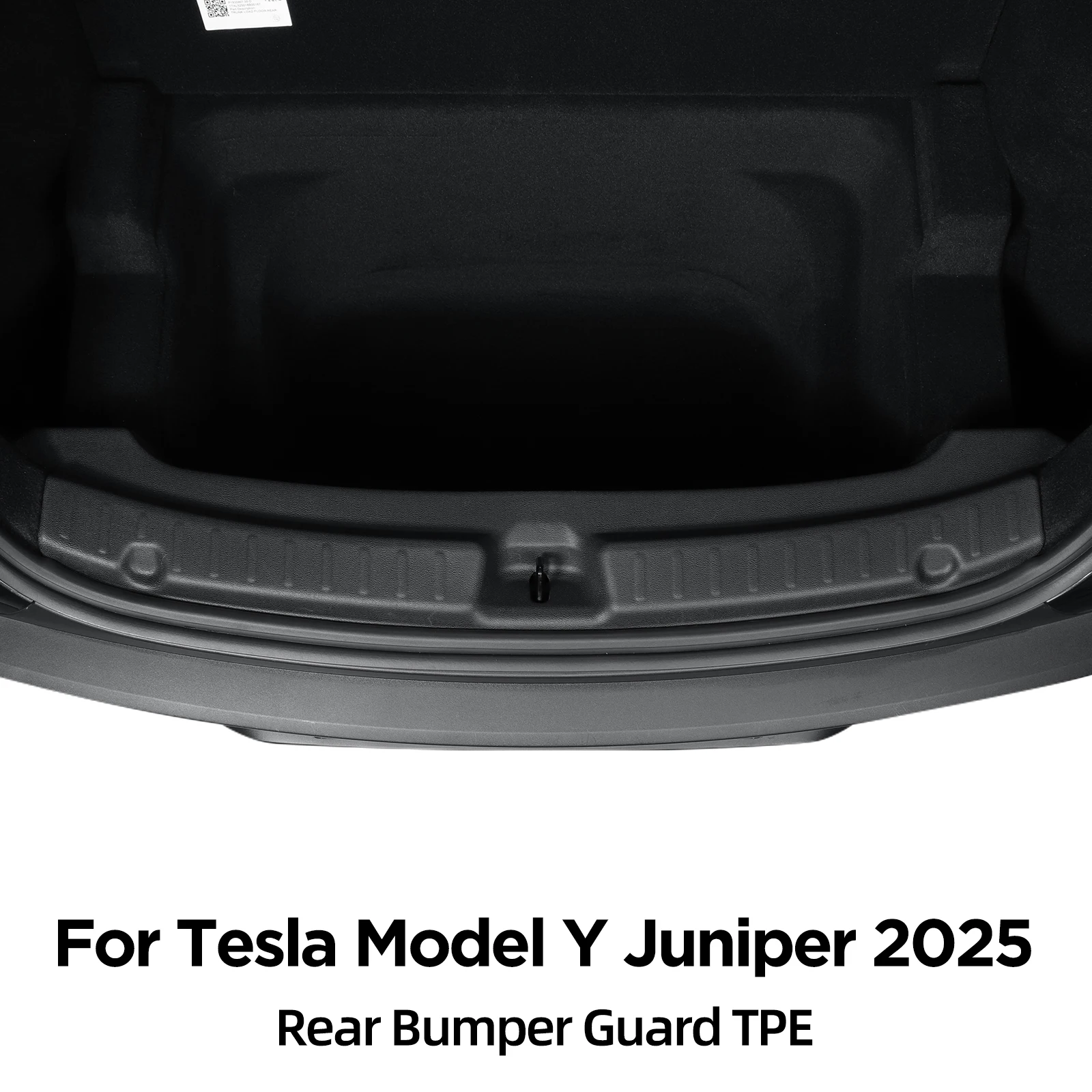 Фото LUCKEASY для Tesla Model Y Launch 2025 Juniper, защитная полоса на порог багажника, защитная пластина заднего бампера, накладка, аксессуары №1