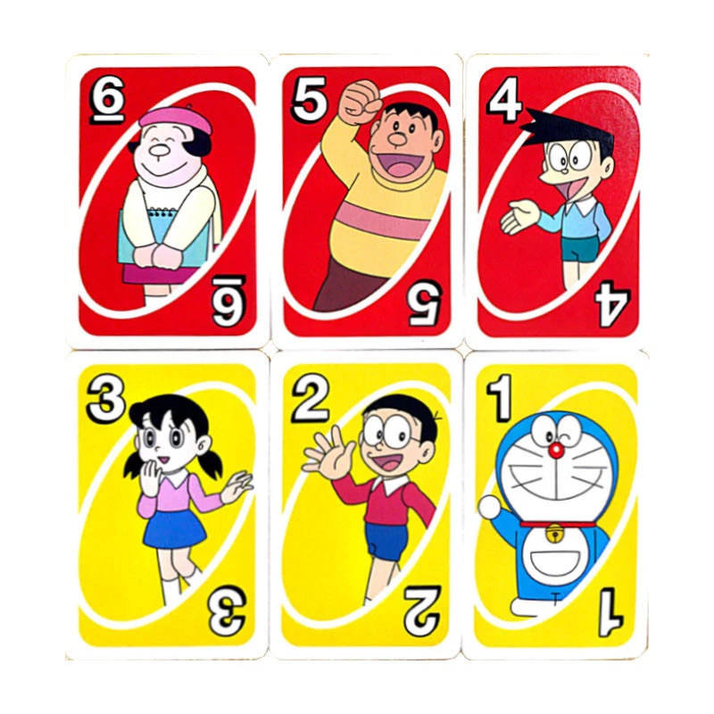 Доска игровая Дораэмон Mattel UNO мультяшная Аниме Фигурка нобита ноби развлечение