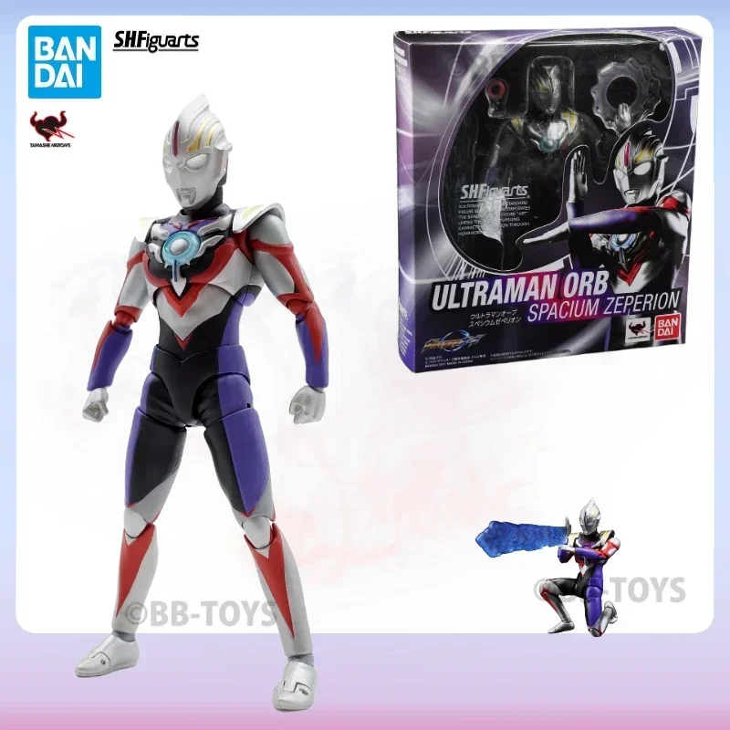 В наличии Bandai S.H.Figuarts SHF Ultraman Series Orb Spacium Zeperion Подвижная аниме-фигурка