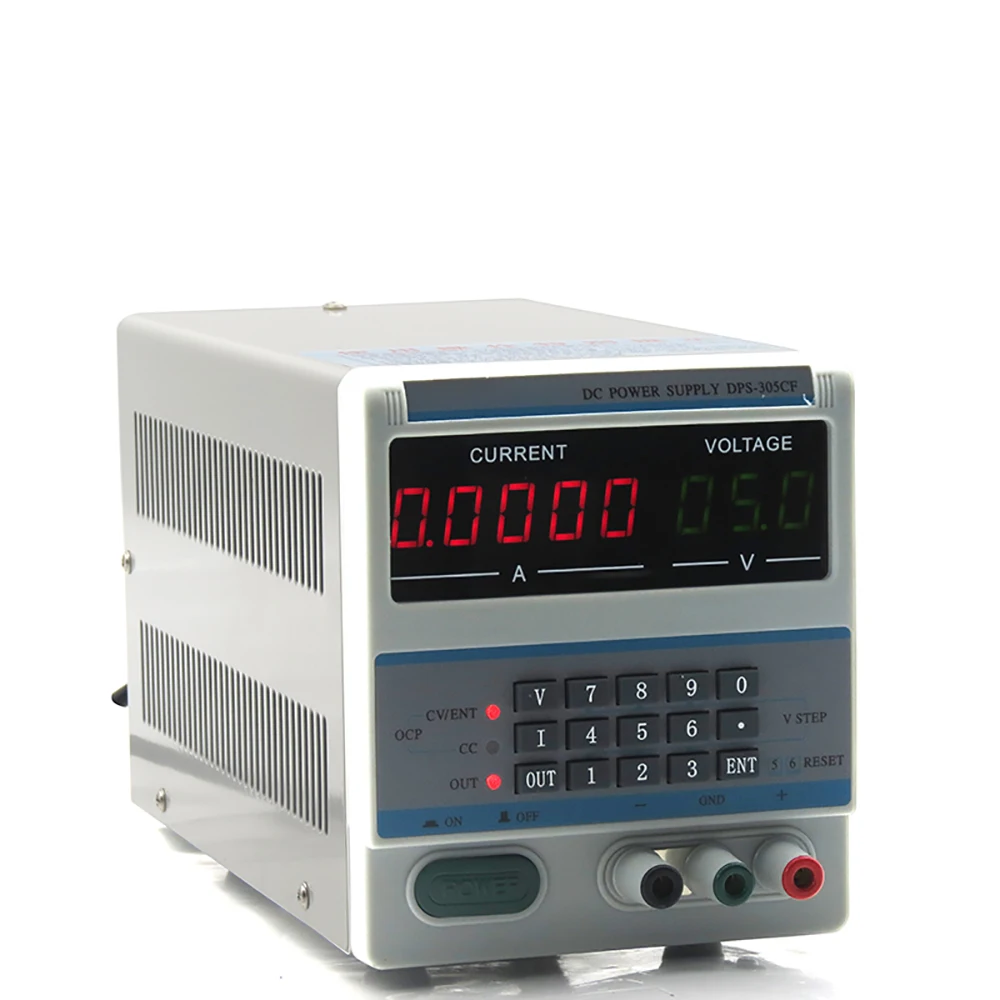 Регулируемый цифровой источник питания постоянного тока 30 В 5 А 0 1 В/0 0001 мА