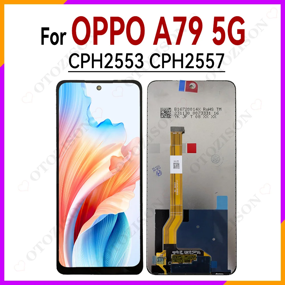 6 72 &quotЖК-дисплей с рамкой для OPPO A79 5G CPH2553 CPH2557 ЖК-экран сенсорная панель дигитайзер