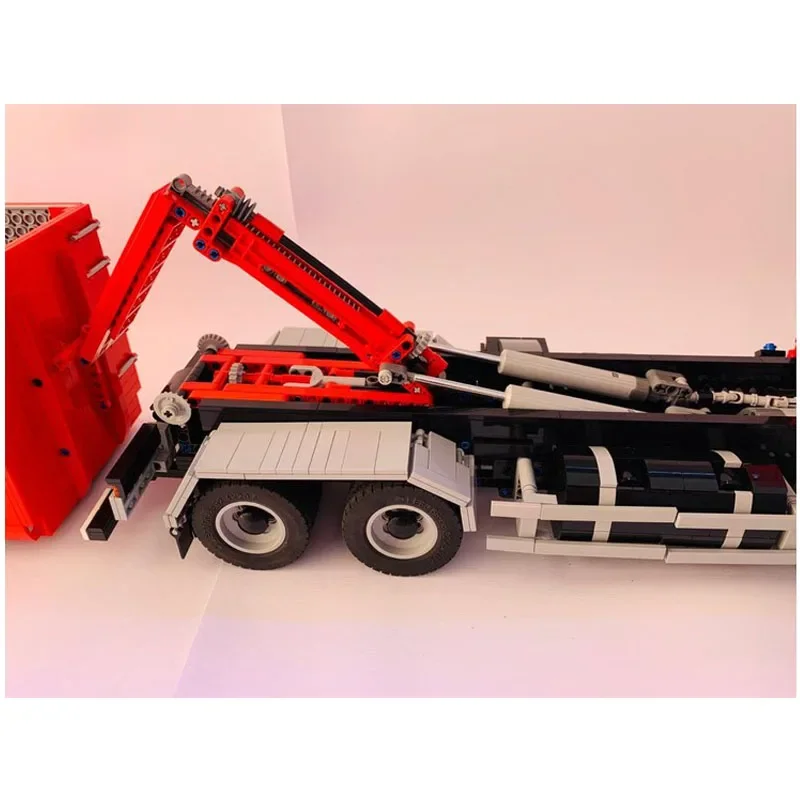 Строительные блоки цвет красный Радиоуправляемый городской крюк вилочный