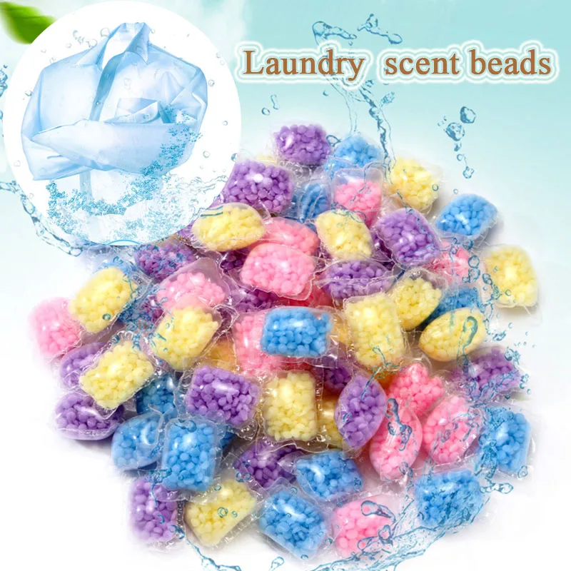 

10 Pcs/Bag Magic Laundry Scent Beads Granule Clean Clothing Increase Aroma Refreshing Supple Water Soluble Aromatherapy Burst