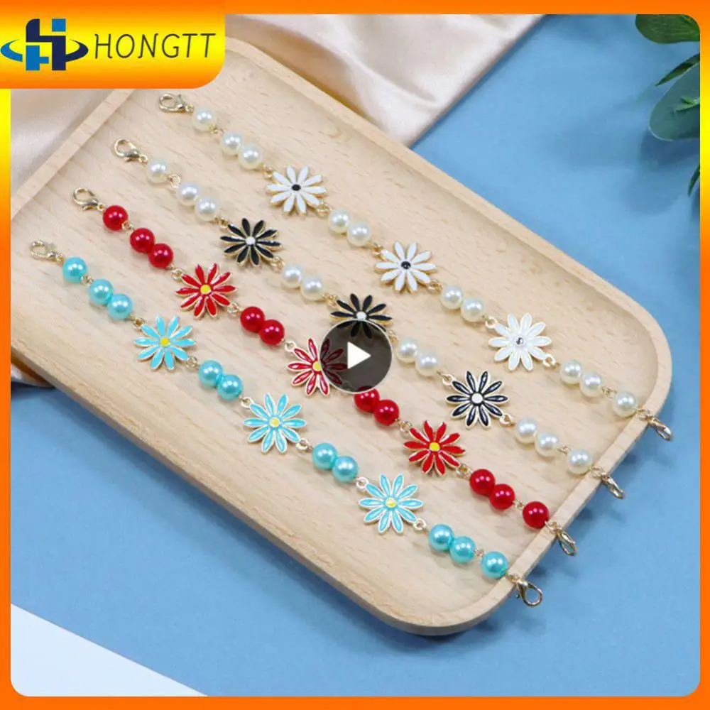 

Alloy Exquisite Mask Rope Decorative Handmade Necklace Anti-lost Sunglasses Pendant Mask Accessories Fashion Wear Comfortable