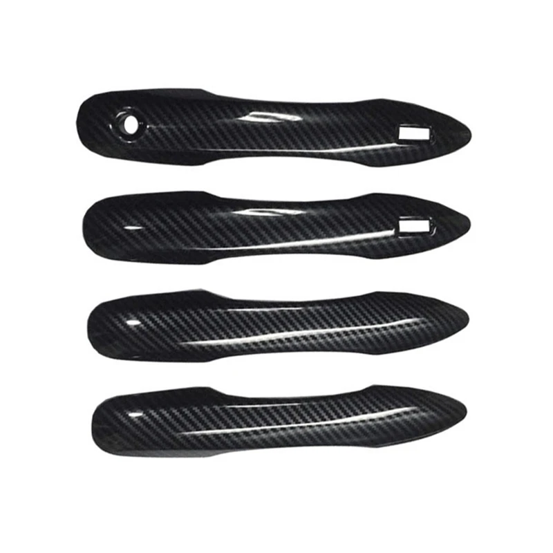 Наружные автомобильные дверные ручки из углеродного волокна для Toyota BZ4X Subaru Solterra