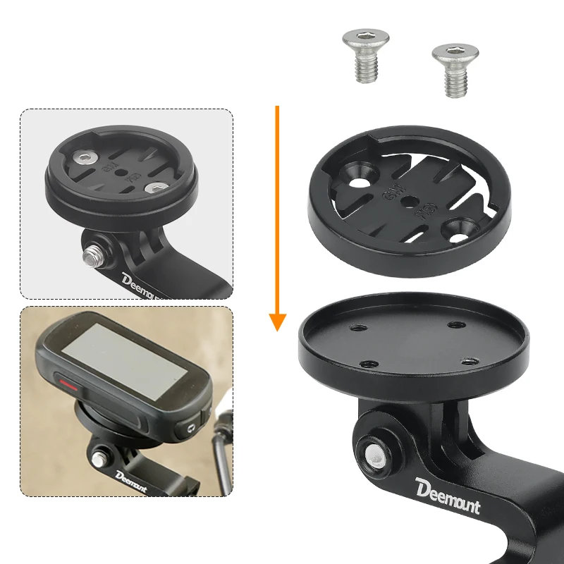 Фото Комплект из 2 шт. (2 шт./компл.) креплений для компьютеров Garmin/Magene/Bryton/Wahoo, совместимых с радарами RTL515/Magane L508/Bryton R300L, сменные вставки для велокомпьютеров №5