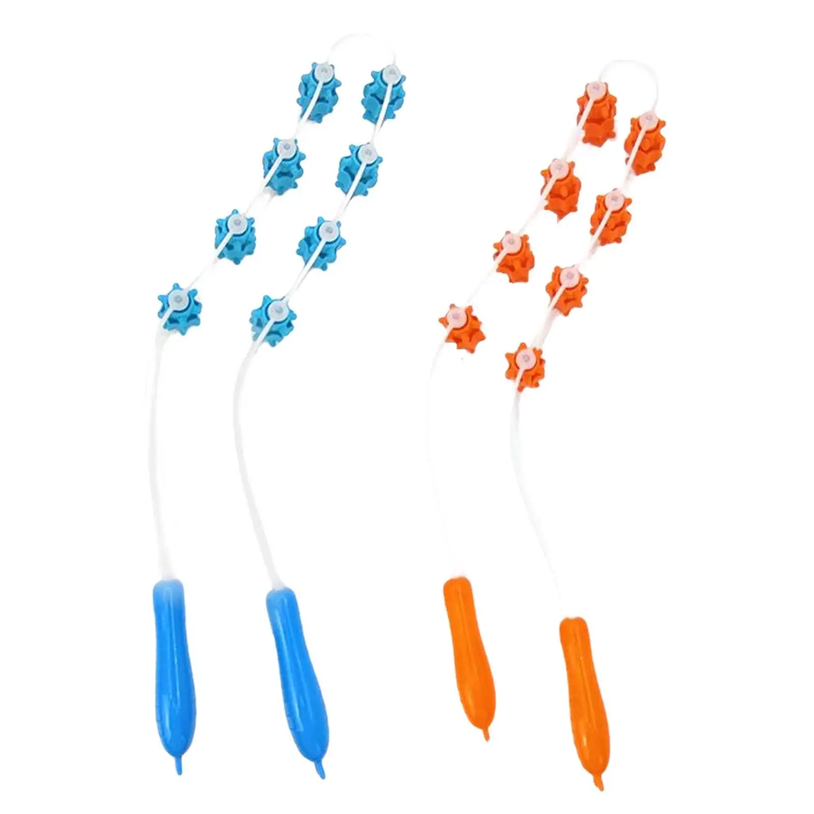 

Massage Roller Rope Handheld Massage Tool Portable Manual Pulling Rolling Durable Massager for Waist Back Arm Legs Shoulders