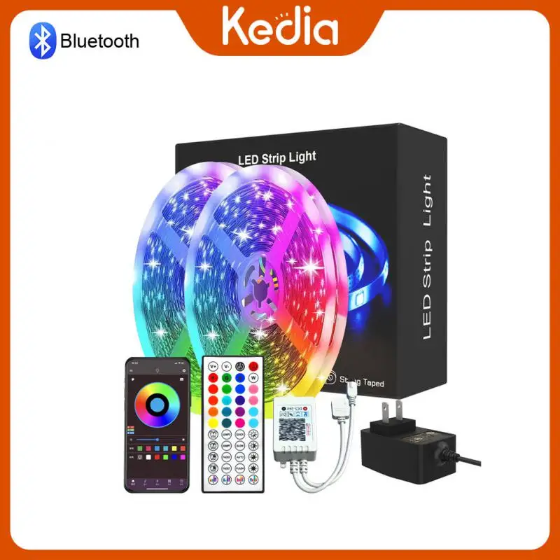 

Intelligent Led Strip Lights RGB Strip Light Tape Not Waterproof LED Lamp 5050 Ribbon Home Decoration Atmosphere Lighting Lamp