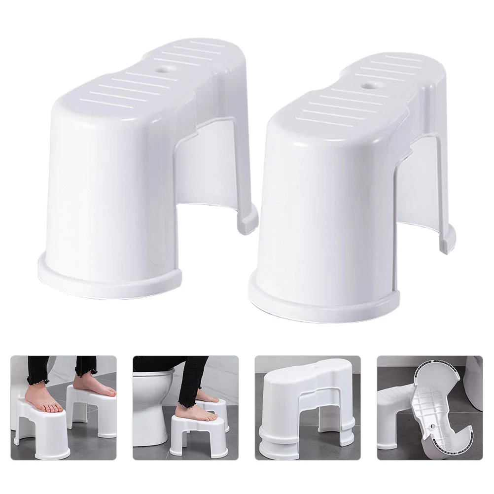 

Stool Toilet Step Footstoolbathroom Footladder Squatting Shower Stepping Narrow Footrest Mini Supplies Holder Flower Potty