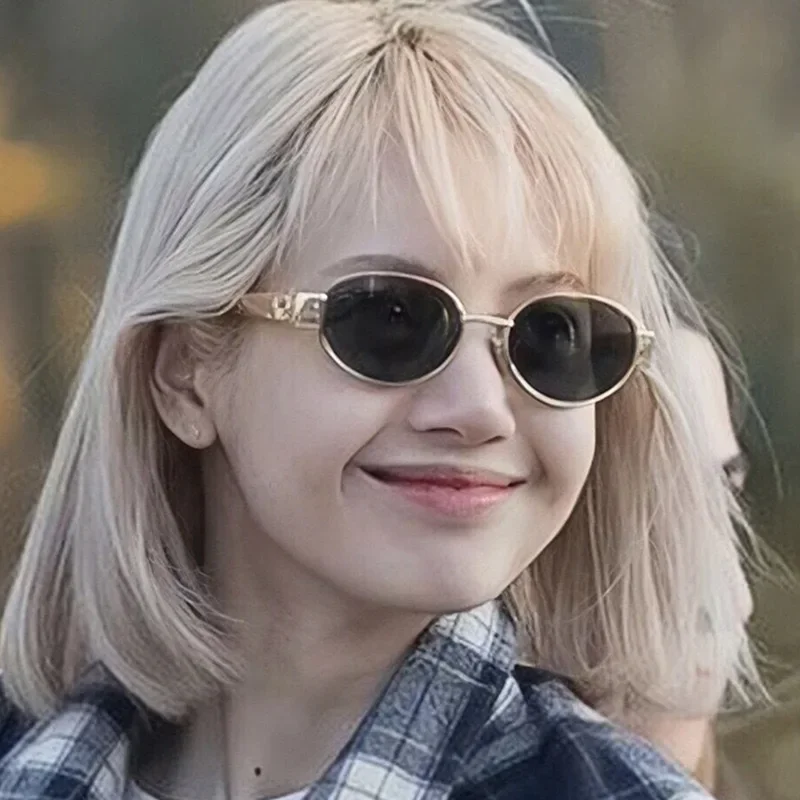 Новинка 2024 солнцезащитные очки в одном стиле женские овальные во французском