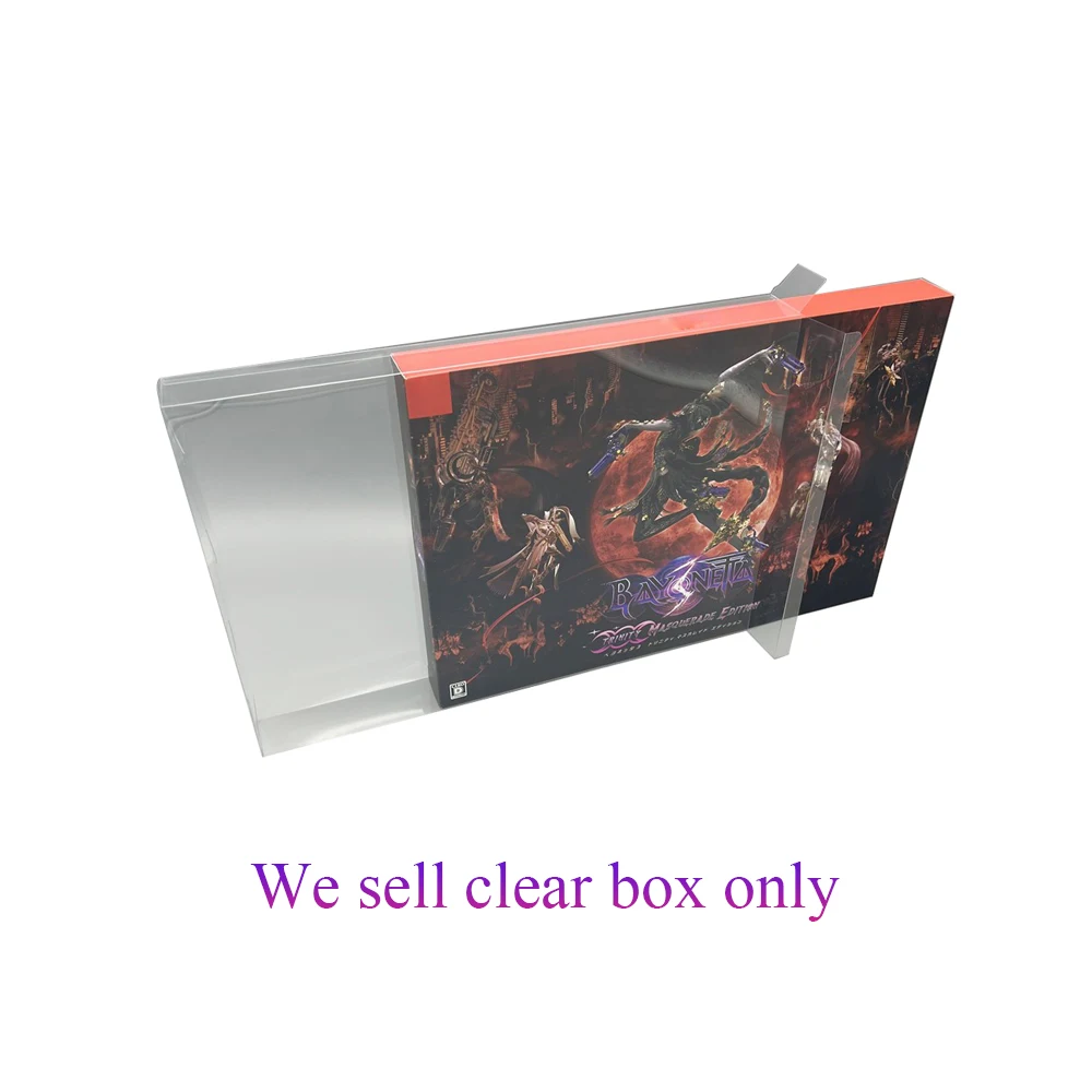 

Transparent PET cover protective box for SWITCH NS Bayonetta 3 Japan version game colorful box storage display box